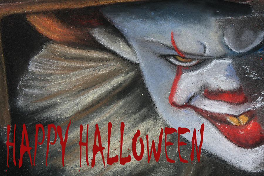 Pennywise Halloween Card Photograph