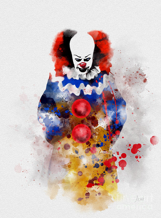 Pennywise Mixed Media by My Inspiration
