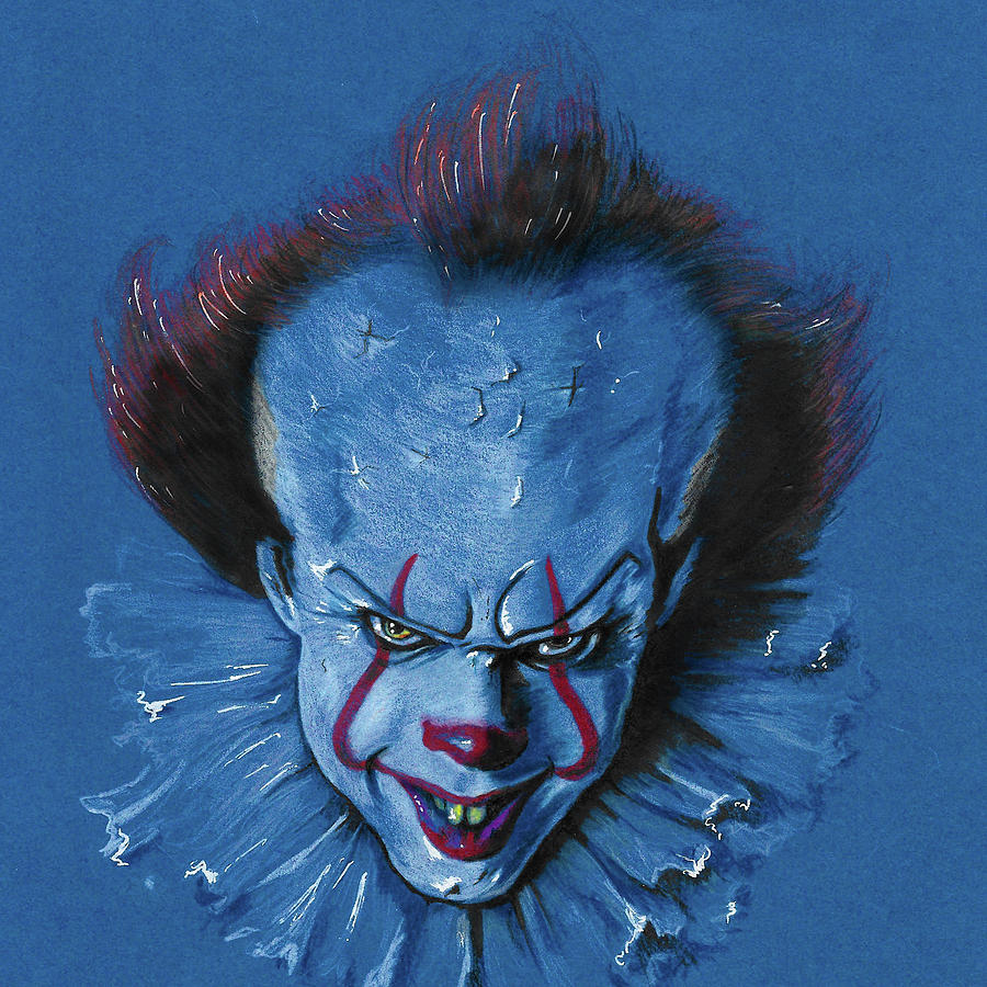 Pennywise the dancing clown Drawing by Ivan Florentino Ramirez