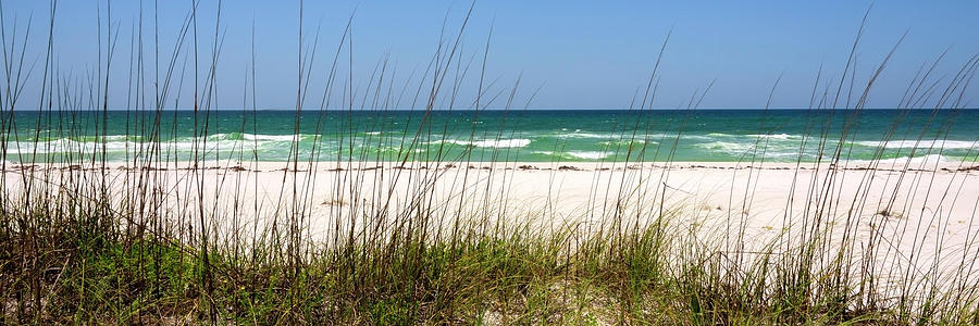 Gulf Islands National Seashore Photograph - Pensacola Beach 1 Panorama - Pensacola Florida by Brian Harig