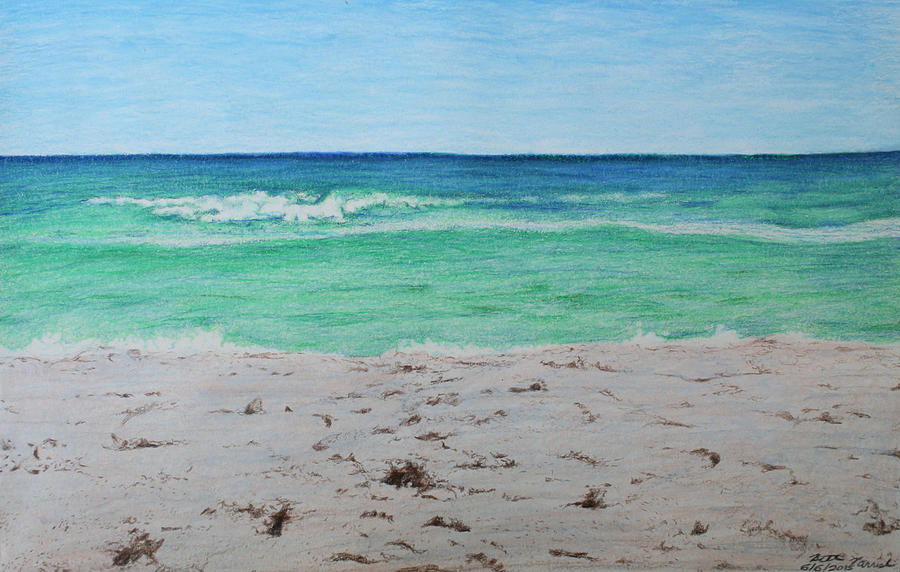 Pensacola Beach Drawing by Beth Parrish