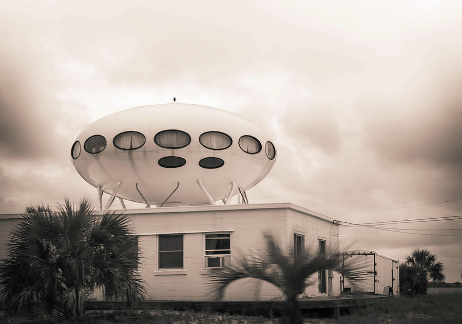 Pensacola Beach UFO House Photograph by Debra Forand