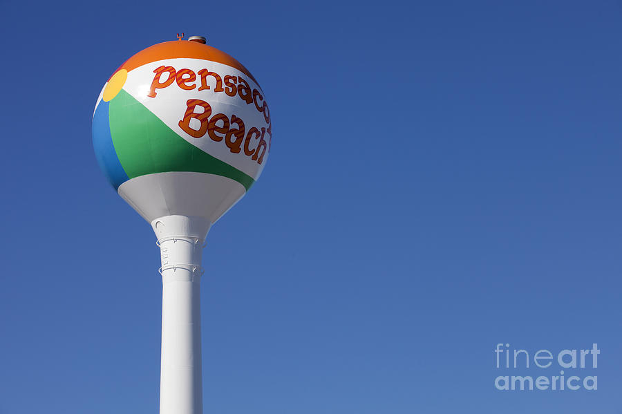 Pensacola Beach Watertower Photograph by Anthony Totah