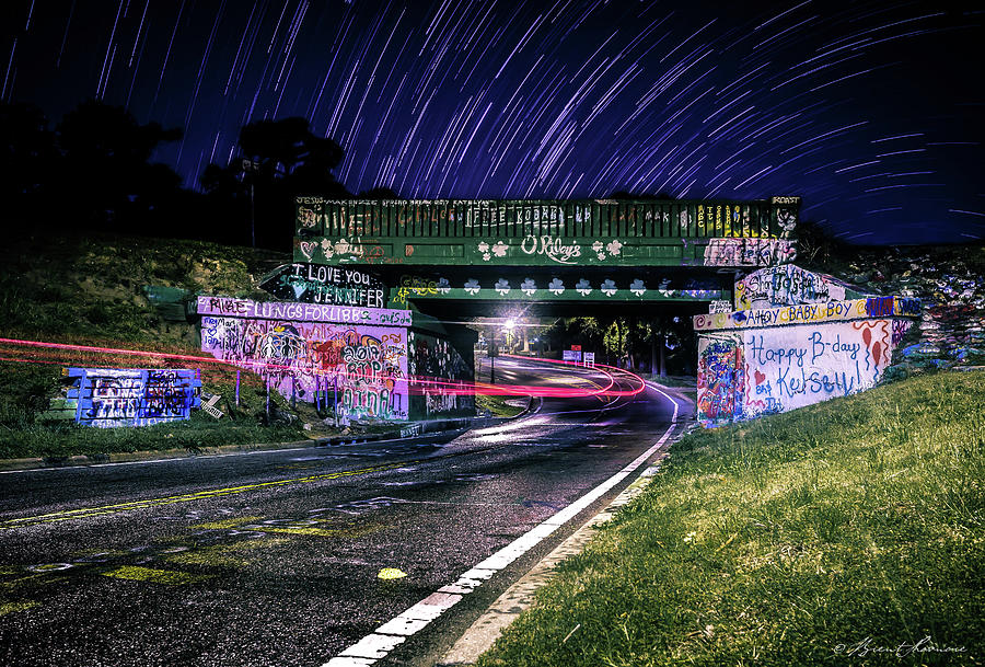 Pensacola Graffiti Bridge Star Trails Digital Art by Brent Shavnore Pensacola Graffiti Bridge Star Trails Digital Art by Brent Shavnore