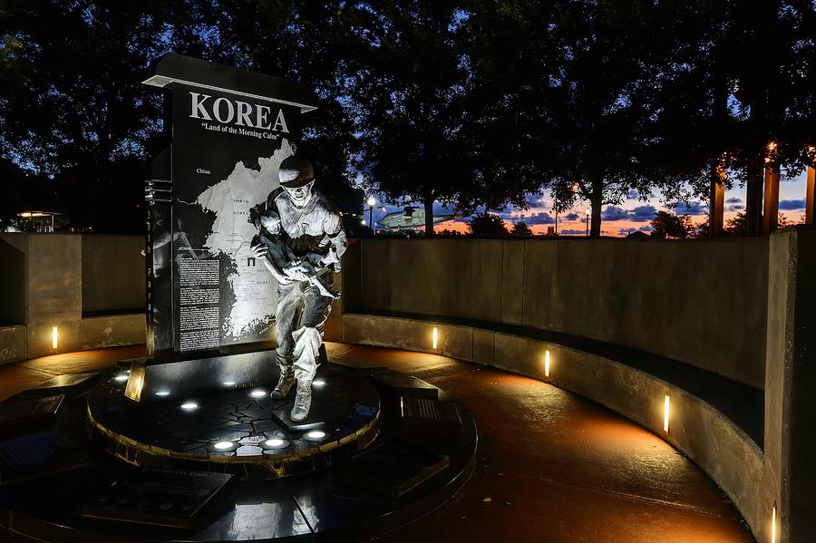 Pensacola Photograph - Pensacola Korean War Memorila by JC Findley
