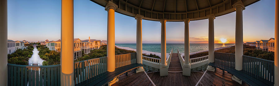 Pensacola Pavilion Seaside Sunset by Kurt Lischka Pensacola Pavilion Seaside Sunset by Kurt Lischka
