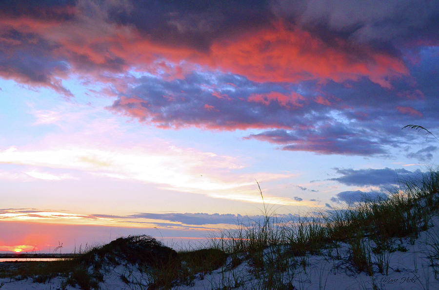 Pensacola Sunset after the Storm Photograph by Marie Hicks