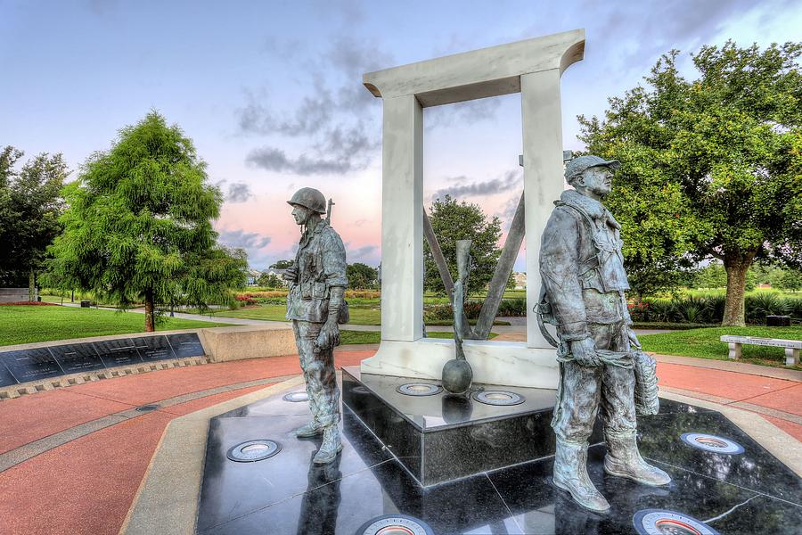 Pensacola World War Two Memorial Photograph by JC Findley