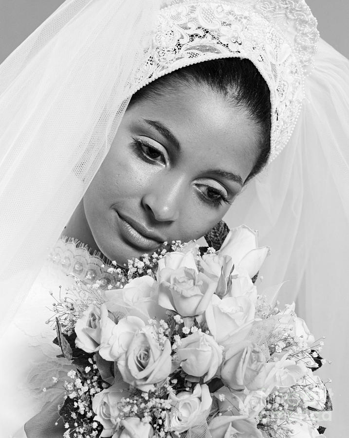 Pensive African American Bride, C.1970s Photograph by H. Armstrong Roberts/ClassicStock Pensive African American Bride, C.1970s Photograph by H. Armstrong Roberts/ClassicStock