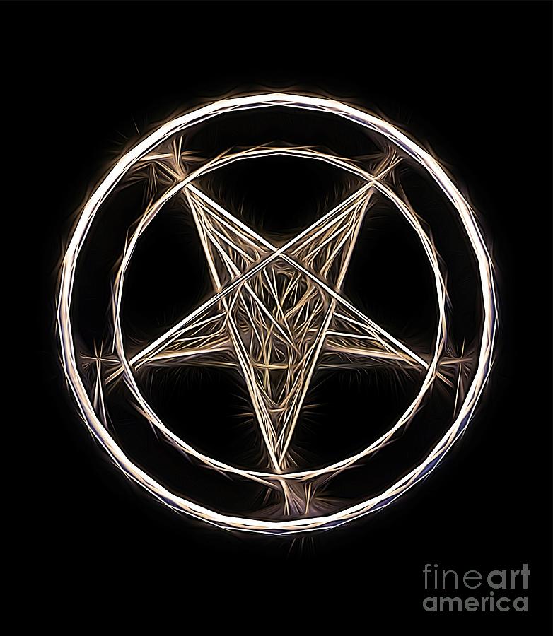 Pentagram Symbol By Raphael Terra Digital Art