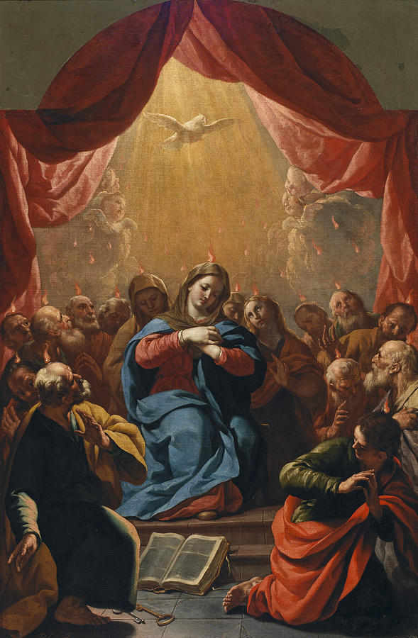 Pentecost Painting by Antonio Palomino