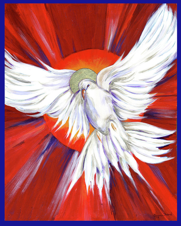 Pentecost Dove Painting by Lynne Beard - Fine Art America