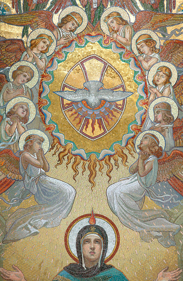 Madonna Painting - Pentecost by Unknown