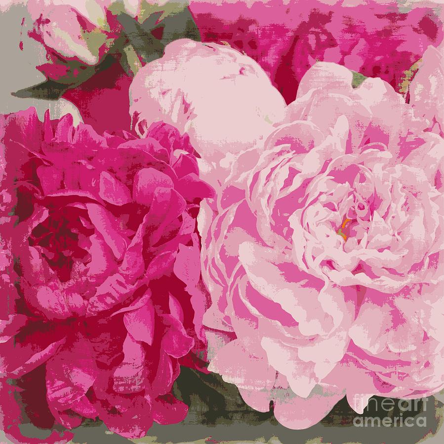 Peonies Floral Print Photograph by Carol Groenen