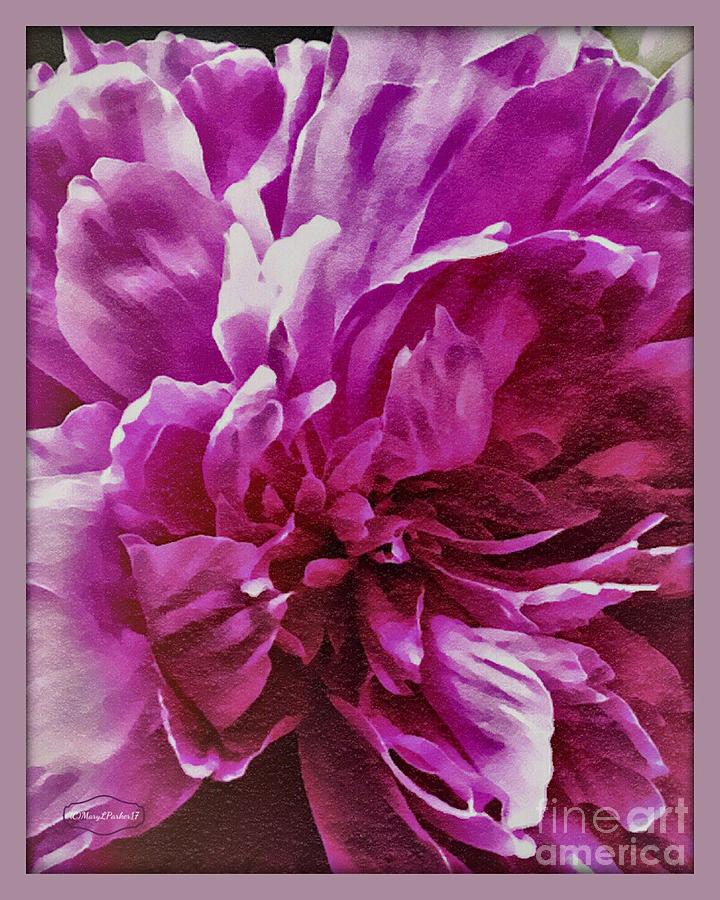  Peonies  Mixed Media by MaryLee Parker