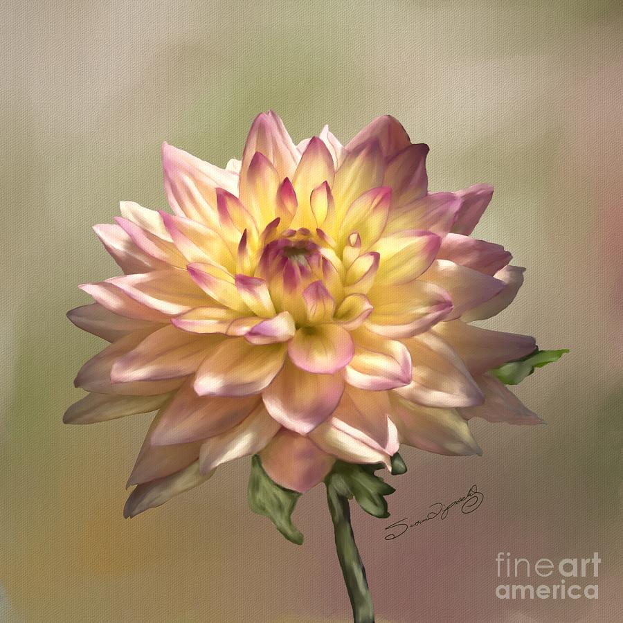 Peony Awakening Digital Art by Susan Lipschutz - Fine Art America