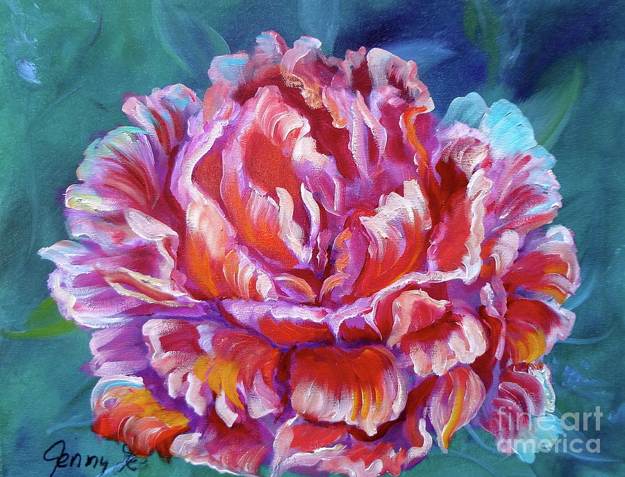Peony No. 2  Painting by Jenny Lee