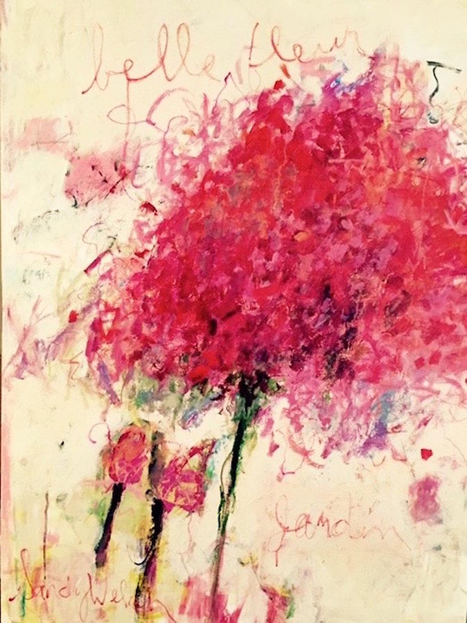 Peony Painting by Sandy Welch