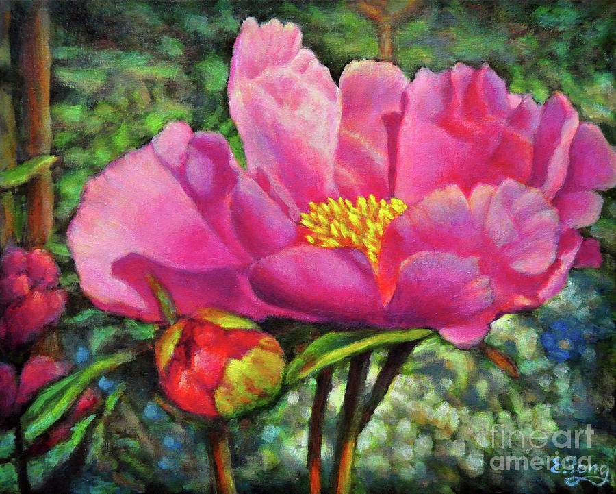 Peony Splendor Painting by Eileen  Fong