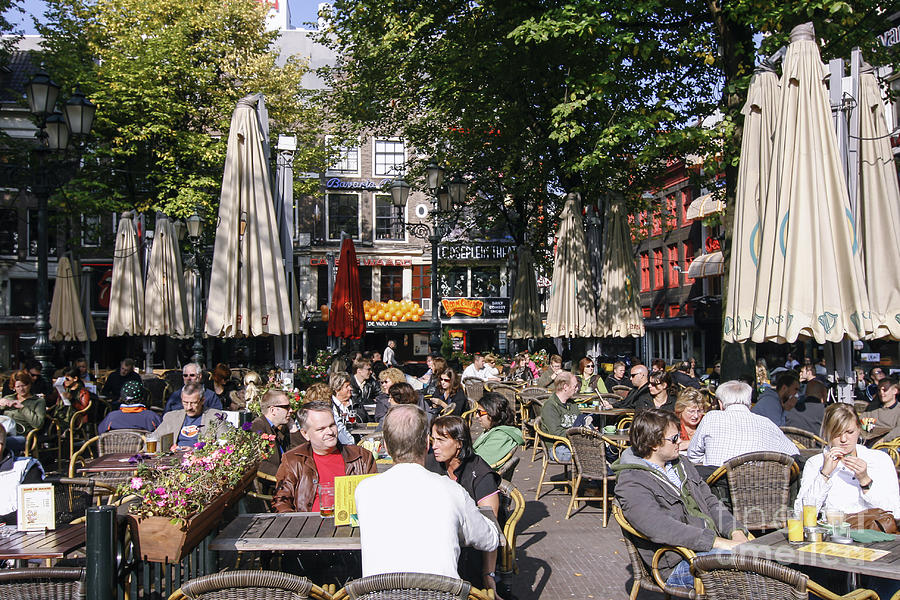 A sunny day in Amsterdam Photograph by Patricia Hofmeester