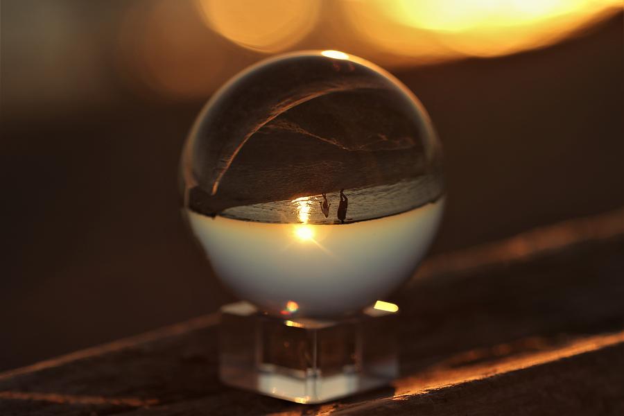 People In A Crystal Ball Photograph by Karen Silvestri - Fine Art America