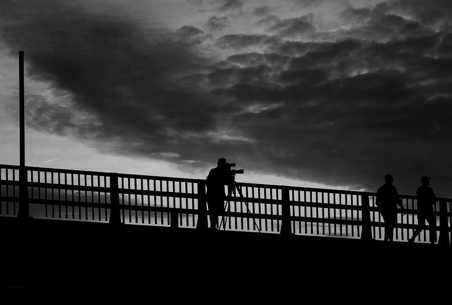 People On The Bridge Photograph by Bob Orsillo