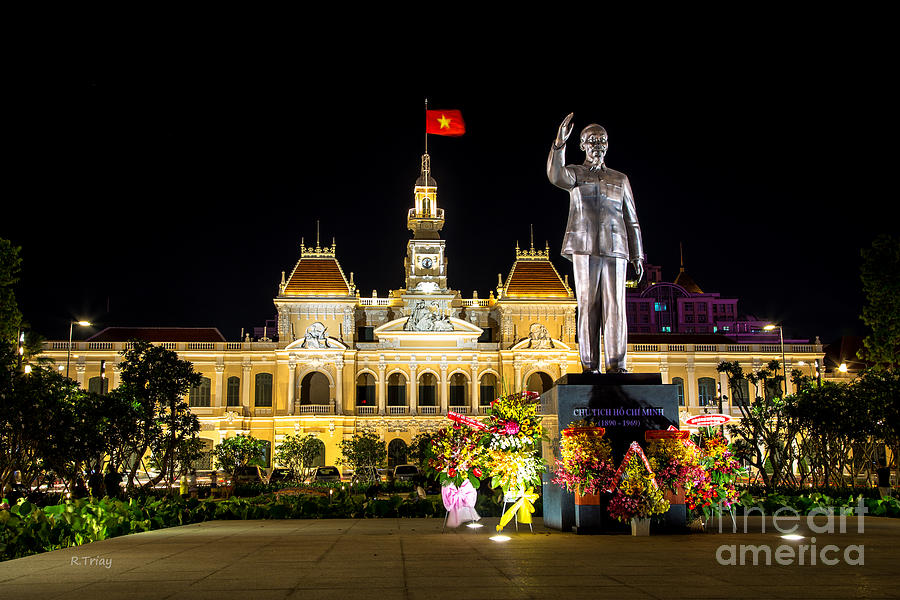 Peoples Committee Building  Saigon Vietnam Photograph by Rene Triay FineArt Photos