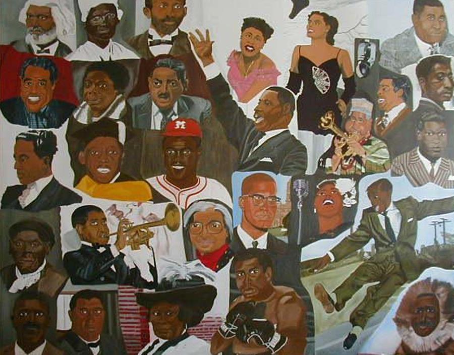African American History Painting - Peoples Dream by Leslye Miller