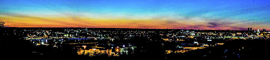 Peoria Panoramic Sunset Photograph