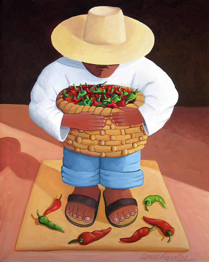 Pepper Boy Painting by Lance Headlee