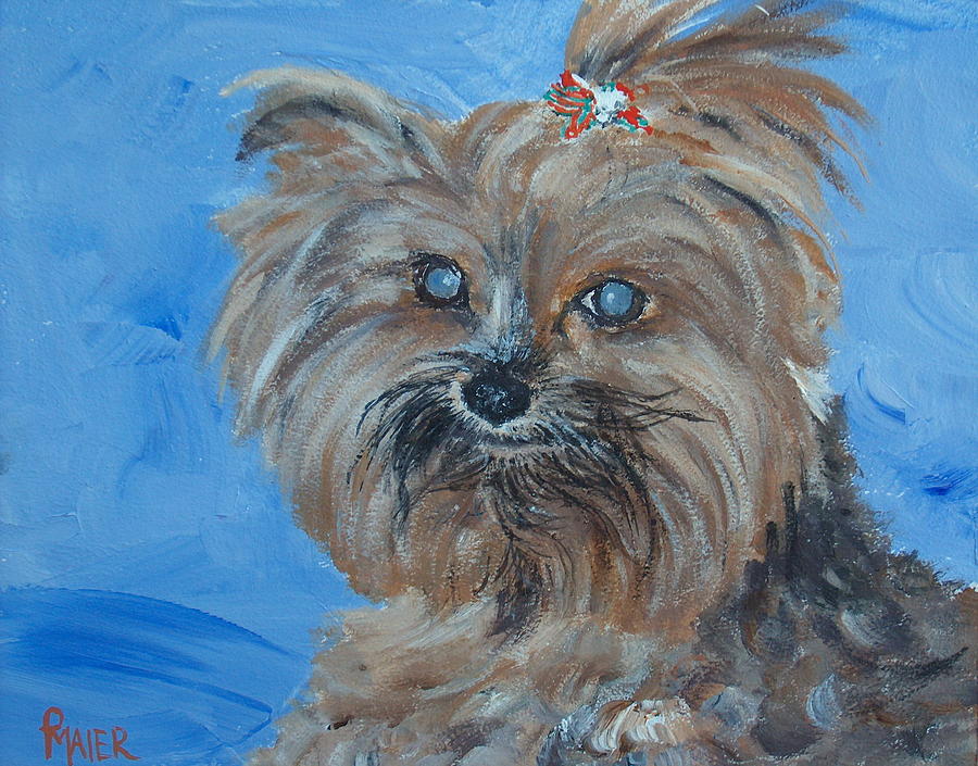 Dog Painting - Pepper by Pete Maier