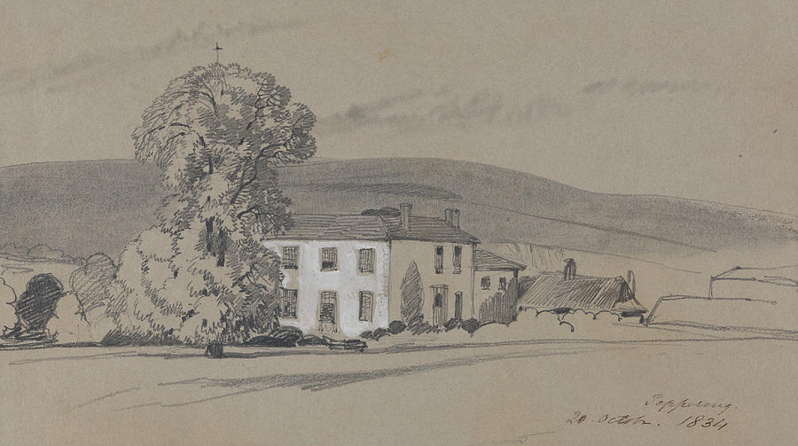 Peppering, 20 October, 1834 Drawing by Edward Lear