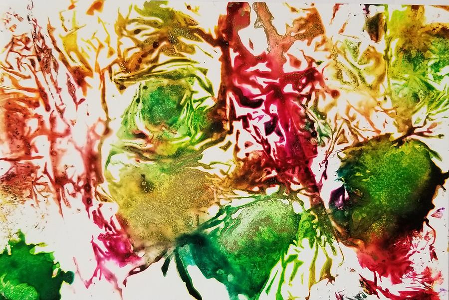 Peppers 3 Painting by Donna Perry