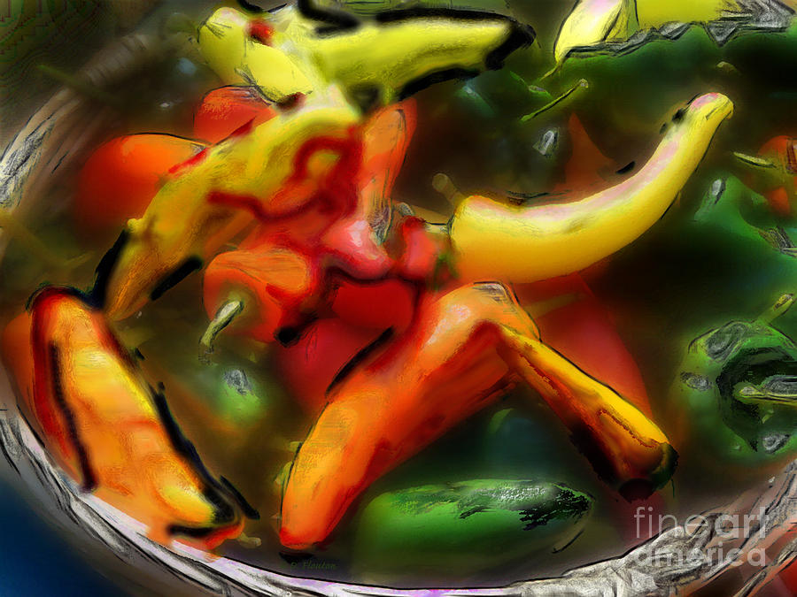Peppers Photograph by Dee Flouton