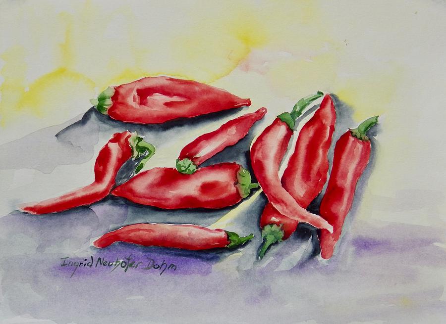 Vegetable Painting - Watercolor Series 146 by Ingrid Dohm