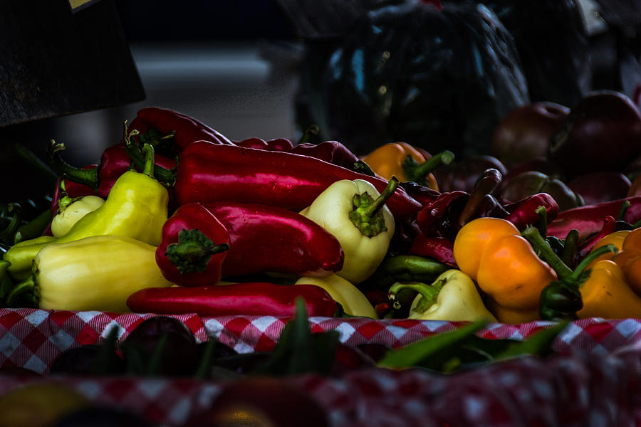 Peppers Photograph by Jay Stockhaus