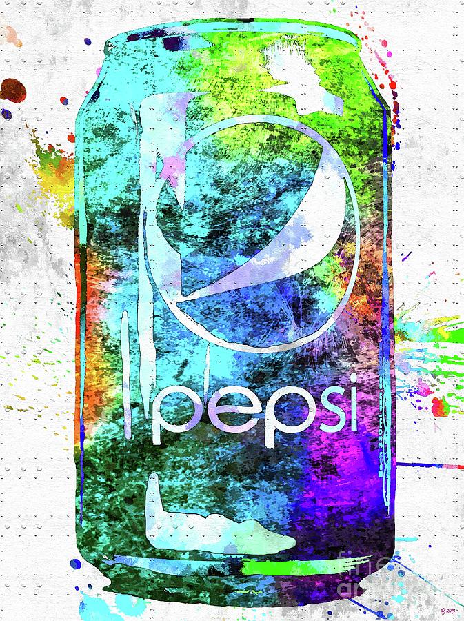 Pepsi Grunge Mixed Media