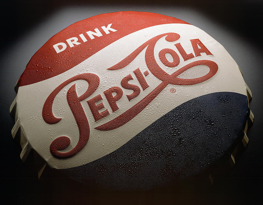 Soda Photograph - Pepsi Sign by Bob Nardi