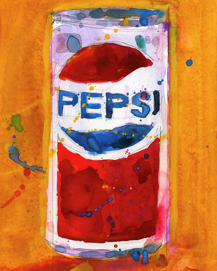 Pepsi Vintage Can Painting