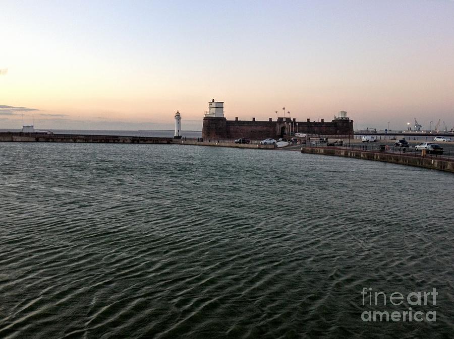 Perch Rock at Dusk Photograph by Joan-Violet Stretch