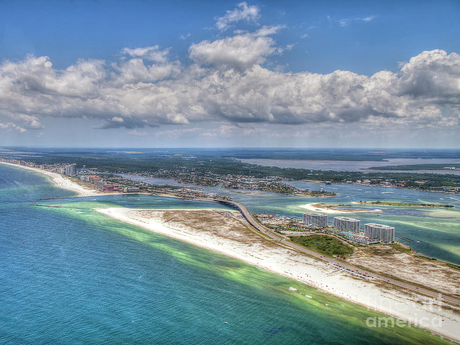 Perdido Pass Aerial 3029 Photograph by Gulf Coast Aerials -