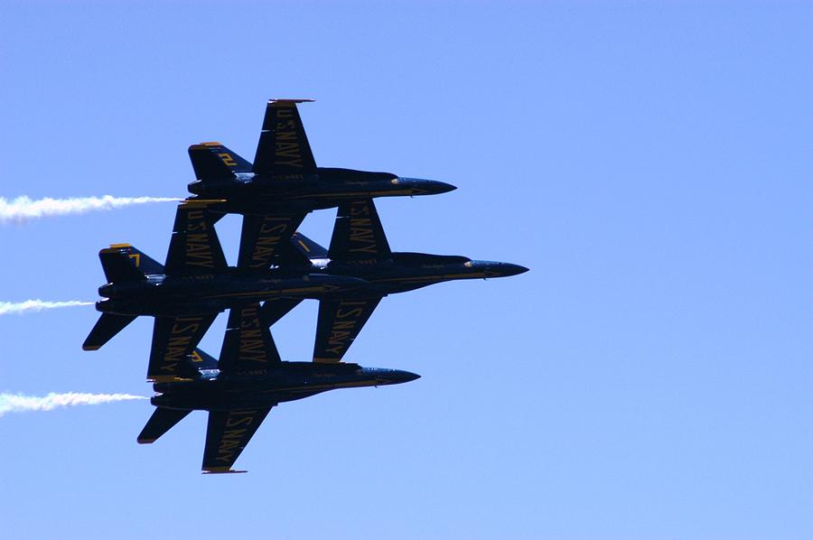 Military Planes Photograph - Perfect Formation by Cheryl D Military Planes Photograph - Perfect Formation by Cheryl D