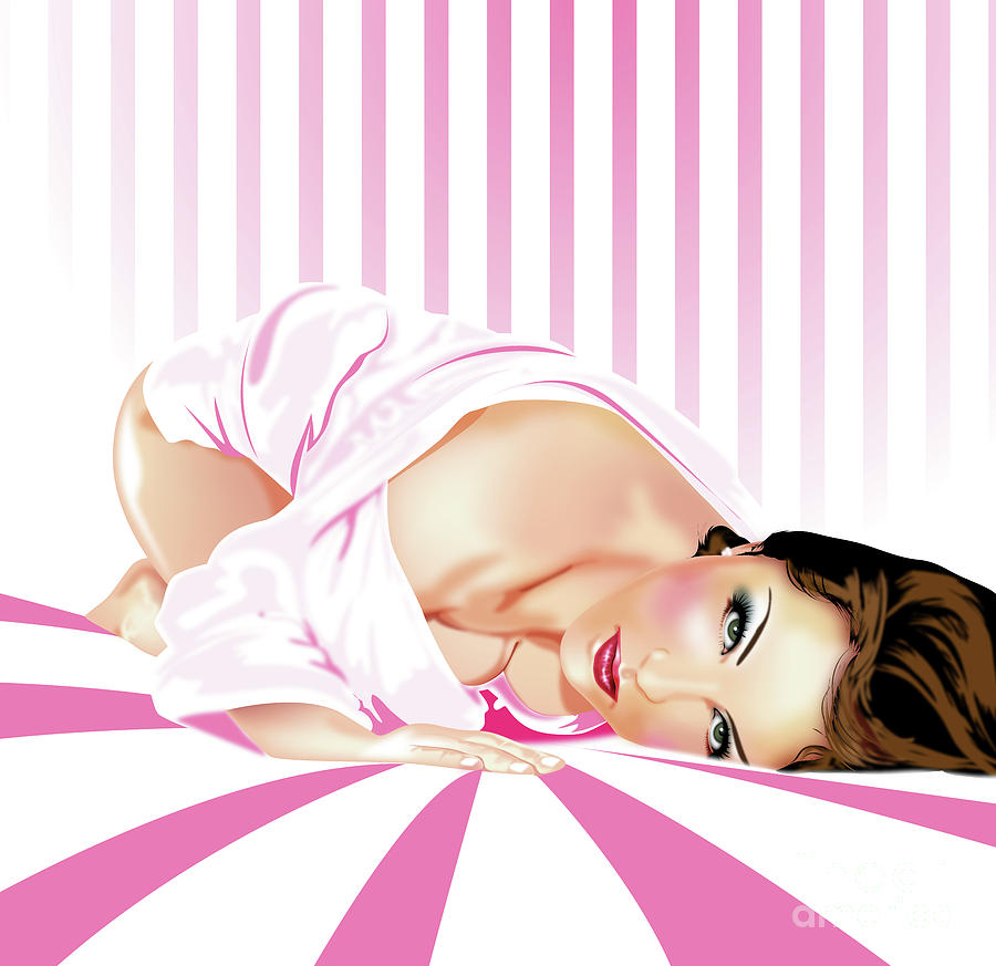 Perfect in pink Digital Art by Brian Gibbs
