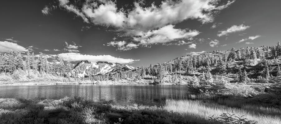 Perfect Lake at Mount Baker Photograph by Jon Glaser