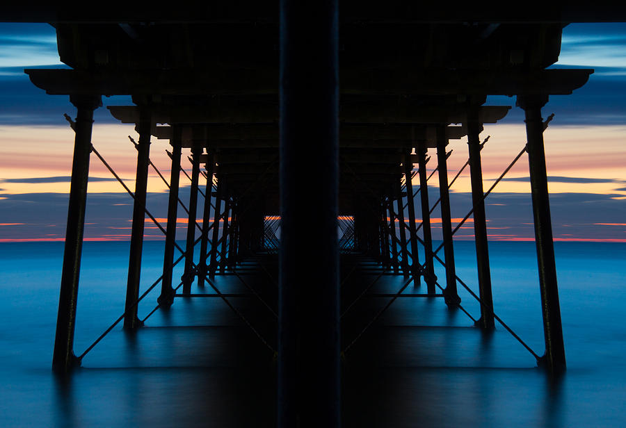 Pier Photograph - Perfect Symmetry  by Mid 