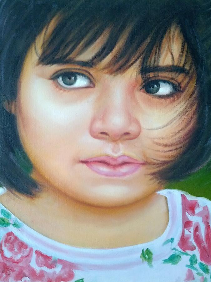 Perfect to paint Painting by Khalid Saeed