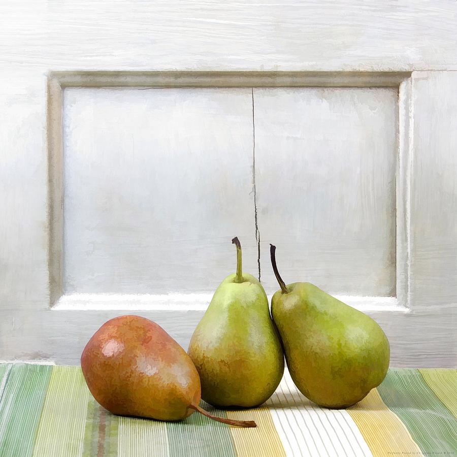 Pear Photograph - Perfectly Peared by Chrystyne Novack