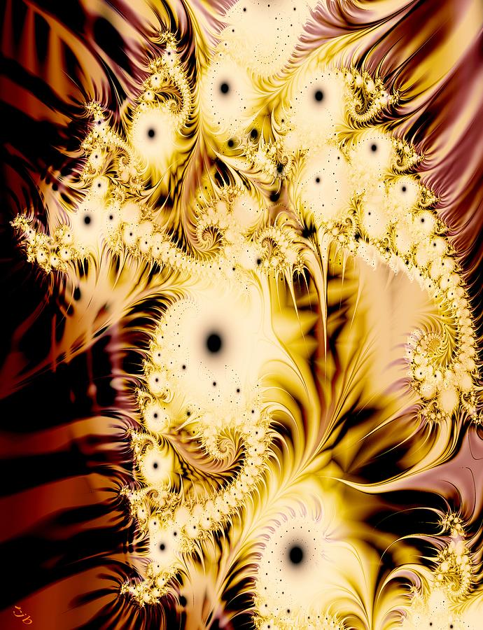 Perferated Fractal Digital Art by Ronald Bissett