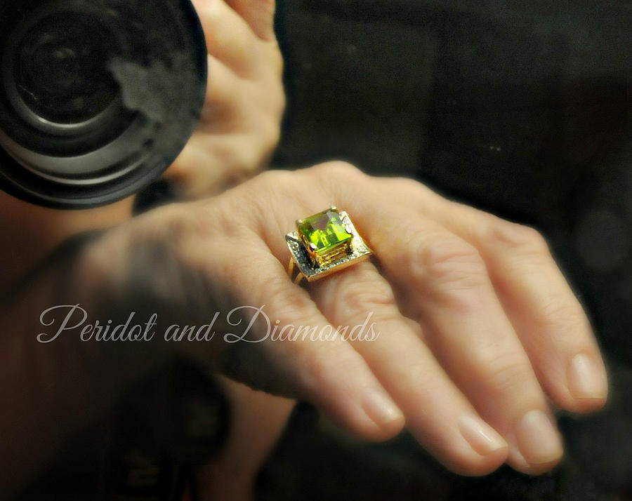 Peridot and Diamonds Photograph by Diana Angstadt