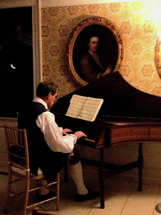 Period christmastime piano concert at strawbery banke Photograph by Mark Alesse